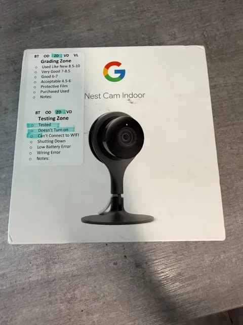 Google Nest Cam Indoor Security 1st Generation NC1104US A0005 Camera UNTESTED