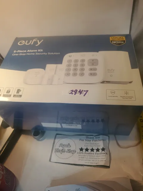Eufy Security 5-Piece Alarm Home Security Kit: Homebase, Keypad, Sensors SEALED