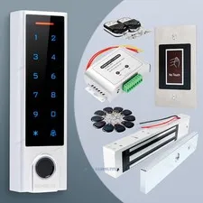 HOMSECUR Weatherproof IP66 APP WIFI Fingerprint PIN Access Control Touch Keypad
