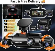 Mejor Camara De Seguridad FHD 1080P Para Carros De 360° Cámara De 4 Canales