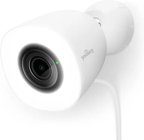 2.5K Wired Security Camera Outdoor, F1.0 Color24 Night Vision, Plug-In Cameras f
