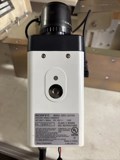 Used Sony SSC-G113 Color Video Security Camera