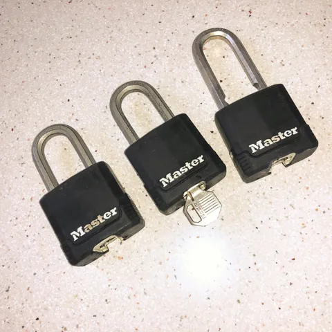 Master Lock M115XTRILF Value Pack Set of 3 Padlocks with one key that fits all!
