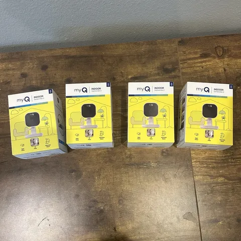 myQ Indoor Camera Gen 2 1080p Wi-Fi Indoor IP Security Night Vision 4-Pack