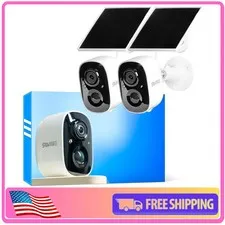 Vicohome 2K Solar Security Camera Wireless Outdoor Battery Powered Night Vision