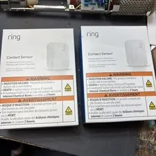 TWO Latest Gen Ring Contact Sensor - new In Boxes! Pair