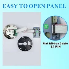 Stack-On Safe Lock Electronic Digital Safe Lock Replacement Solenoid W/ 2 Keysv