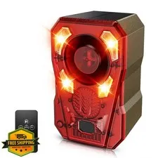 Wuloo Solar Motion Deterrent Noise Maker