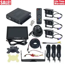 SW-0001A 4CH Truck DVR Truck Camera System Mobile DVR Supports Night Vision