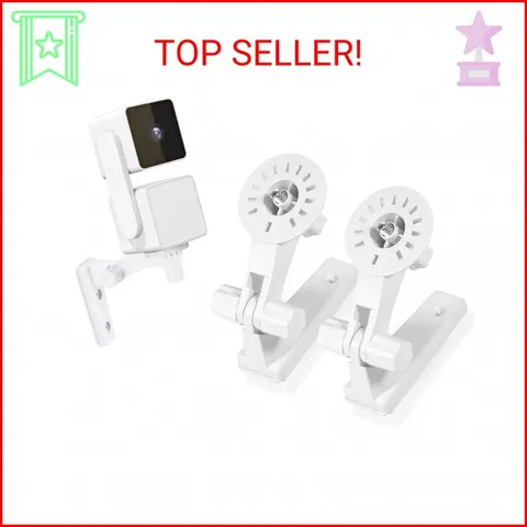 VIIVRIA 2-Pack Wall Mount, Specially Designed for Wyze Cam Pan V3, 180° Tilt Adj