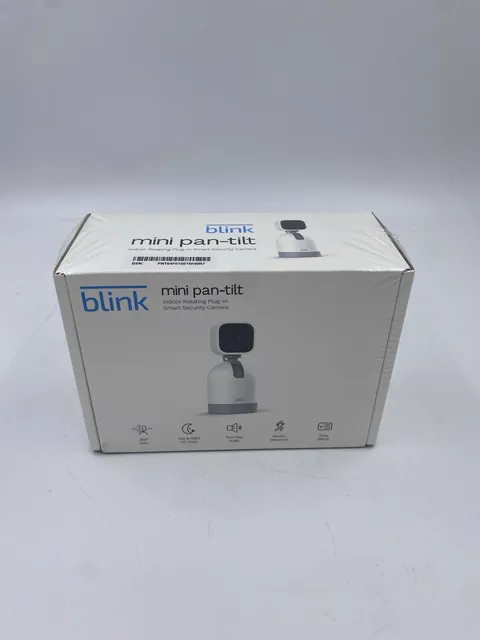 Blink Mini Pan Tilt Indoor Rotating Plug In Smart Security Camera with Audio