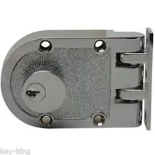Double Cylinder Anti Jemmy Front Door Deadlock-Chrome Plate-RJP2CPDP-FREE POST