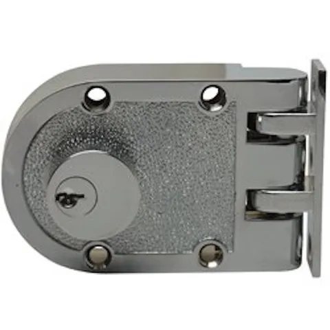 Double Cylinder Anti Jemmy Front Door Deadlock-Chrome Plate-RJP2CPDP-FREE POST
