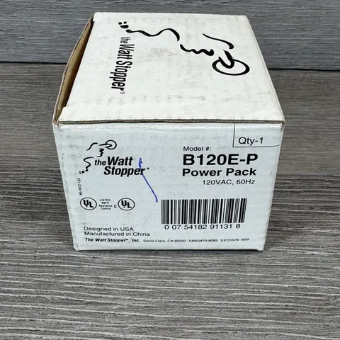 WATT STOPPER B120E-P 120V OCCUPANCY SENSOR POWER PACK