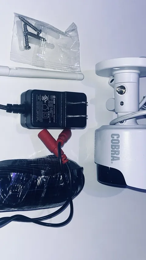 Cobra Model 58197 Weatherproof Color Wireless NVR camera With Night Vision