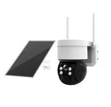 White - Solar Security Camera Wireless Outdoor WiFi Battery Surveillance Camera