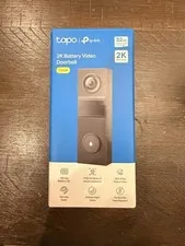 TP-Link Tapo TDH20 2K Smart Video Doorbell 32 GB- 160° FOV, Ring Call, AI New