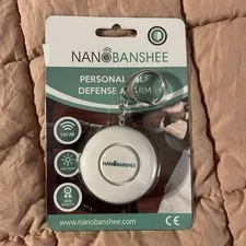 Nano Banshee Personal Defense Alarm Led Light Key Chain New Unopened