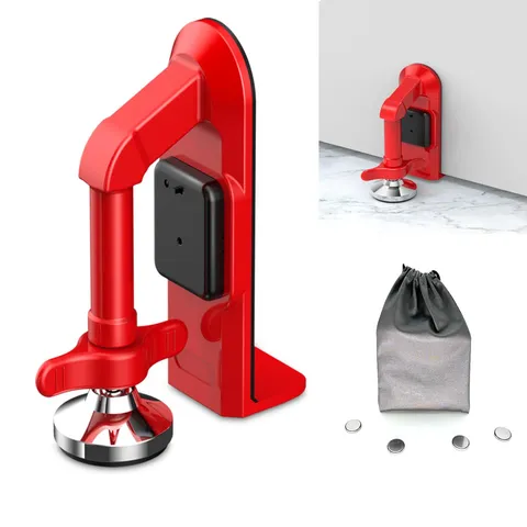 Upgraded Portable Door Stop Alarm with Strong Grip to The Floor, Non-Slip Door S