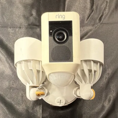 Ring Floodlight Cam Wired 1080p Outdoor Motion Floodlight Wi‑Fi Alexa White