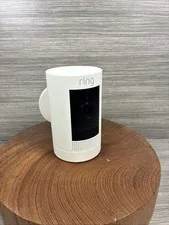 RING STICK UP CAM Security Camera 3rd Gen White with Mount Plate -NO Battery VGC