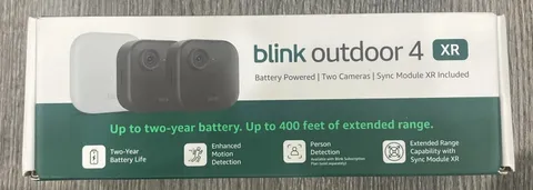 Blink Outdoor 4 XR Two Camera System w/Sync Module New Factory 2 Camera