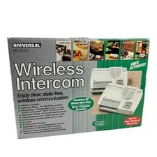 UNIVERSAL MODEL HE-600 Wireless Intercom Baby/Elderly Monitor New Open Box