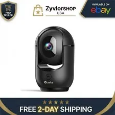 Cloarks 2K Pan/Tilt Security Camera with AI Motion Detection