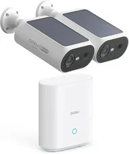 Solar Security Cameras Wireless Outdoor, 2Mins DIY Installation, No Subscription