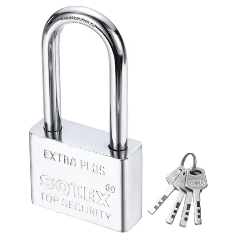 100 x 50 mm Heavy Duty Lock Alloy Steel High Security Padlocks with 3 Keys