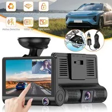 4'' Full HD 1080P Dash Cam Car DVR Front & Rear Camera Night Vision G-sensor