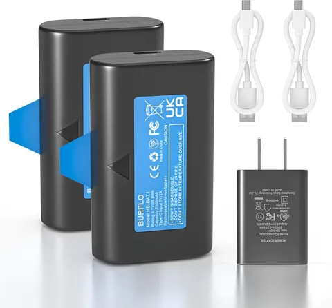 Burflo 2-Pack Rechargeable Batteries for Simplisafe Wireless Outdoor Security Ca