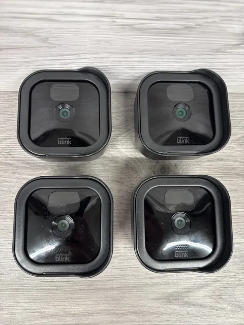 Used (4) Amazon Blink Indoor (3rd Gen) Wireless HD Security Camera (Camera Only)