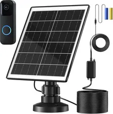 Solar Panel Charger Compatible with Blink Video Doorbell/Blink Outdoor 4(4th) /