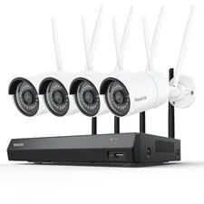 Reolink 12CH NVR WiFi Security Camera System 5MP 1TB 24/7 Recording RLK12-500WB4