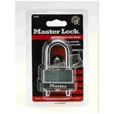 Master Lock 510D Warded Steel Padlock, 1-3/4"