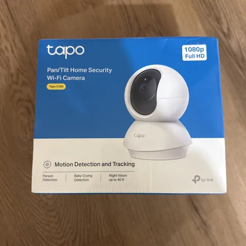 TP-Link C200 Tapo Pan/Tilt Security Camera for Baby, Pet Camera w/Motion Detecti