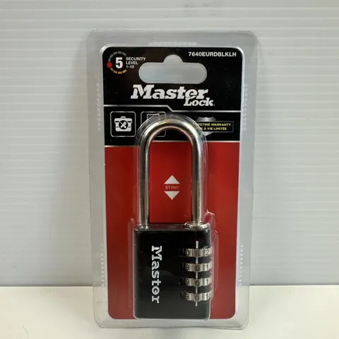 Combination Lock - Master Lock 51mm Steel Shackle Security Shed Lockers House