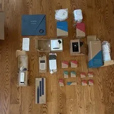 SimpliSafe Haven Wireless Complete System White Base Station Keypad Entry/Motion