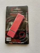Pink Lipstick Alarm Emergency Panic Self Defense Safety Protection Covert Loud