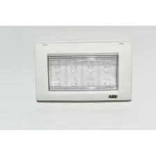 ABB Elos19380636 Waterproof Plate IP55 4 Modules White