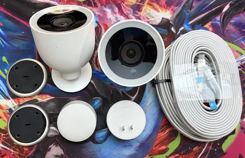 Google Nest Cam IQ 2 Pack Outdoor 1080p HD Smart Security Camera - NC4100US