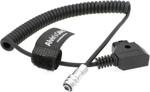BMPCC 4K/6K To D Tap Power Coiled Cord Compatible With Blackmagic Pocket