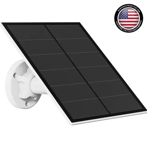 360° Adjustable 5W Solar Panel for Outdoor Cameras -  Waterproof Rating