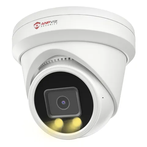 12MP PoE IP Outdoor, Turret for Home Surveillance, Smart Color Night Vision, ...