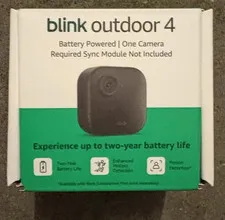 Blink Outdoor 4 (4th Gen) Wire-Free Smart Security Add On Camera HD 2-Way Audio