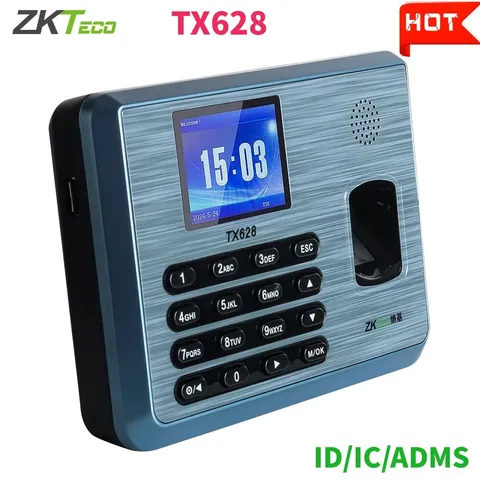 ZKTeco TX628 TCP/IP Fingerprint Time Attendance Access  Door Control System