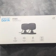 Blink Mini HD Indoor Wi-Fi IP Cameras 2-Pack Black, Alexa, Motion, 2-Way
