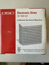DSC Electronic Siren - SD 15W- 15 Watt Dual Tone Surface Mount Siren Security