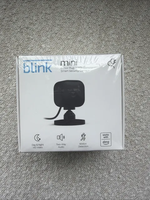 Blink BCM00300UB Mini Indoor 1080p Wi-Fi Security Camera - Black